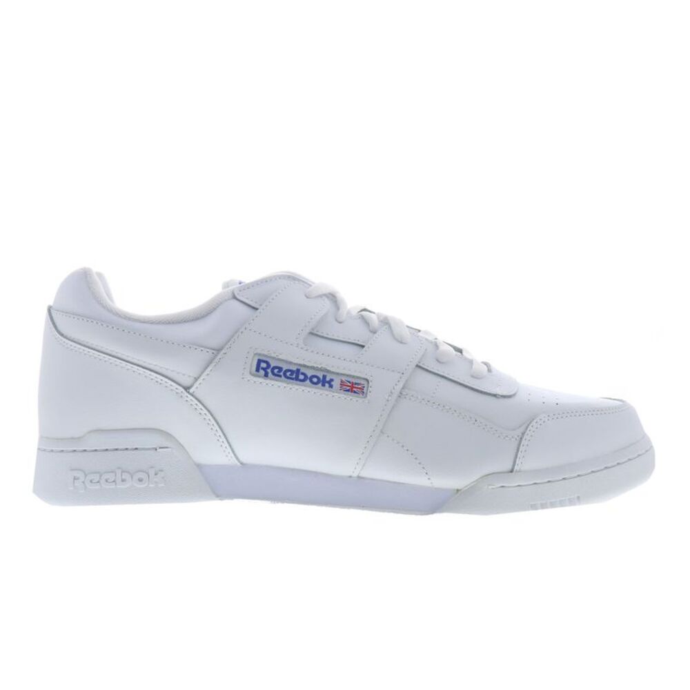 Reebok Mens Workout Plus White Shoes (NWT)